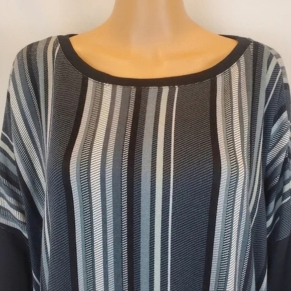 Ruby Rd Easy Chic pullover stripe top - Picture 3 of 6